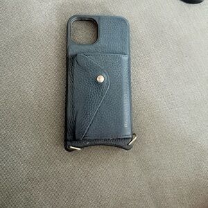 Bandolier iPhone 13 Phone Case w/wallet in Black